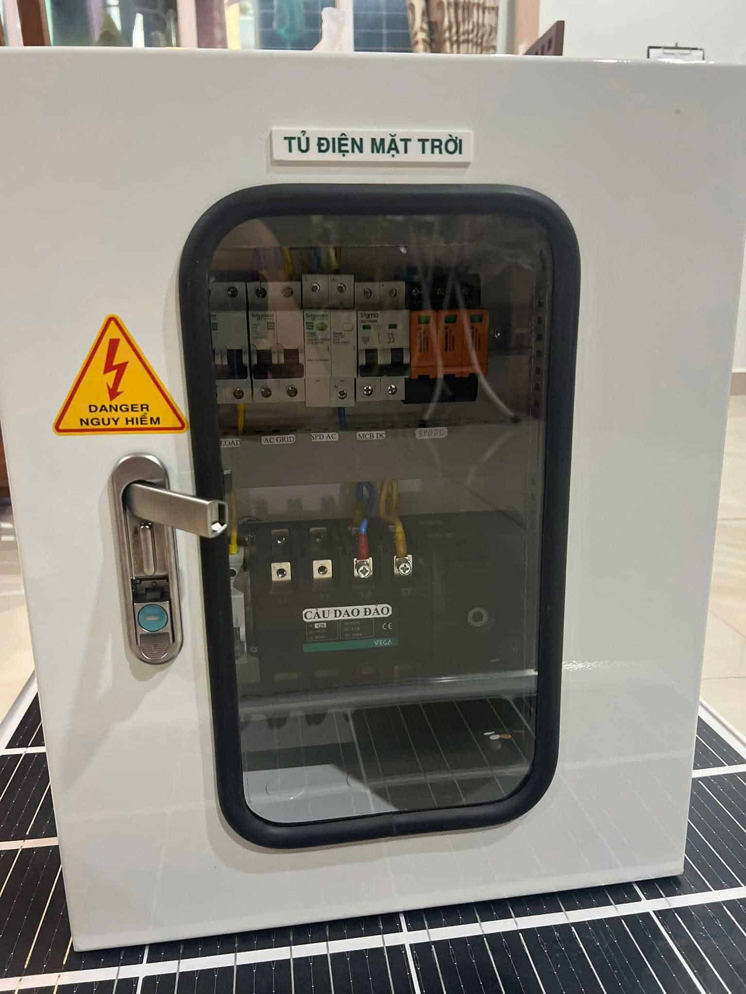 ATS (Đảo chiều tự động) 3 Pha lắp được 1 Pha 100A | GP Tech tu dien mat troi chuyen nguon tu dong | GP Tech