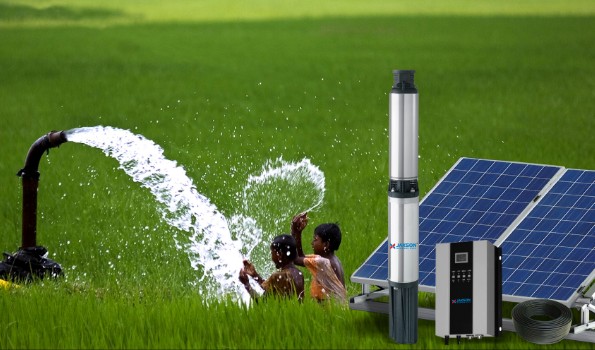 ứng dụng điện mặt trời cho hệ thống tưới tiêu