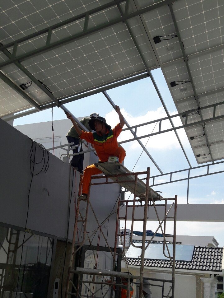 Cập nhật các dự án điện mặt trời GP solar đã triển khai | GP Tech lap dien mat troi o phu nhuan | GP Tech