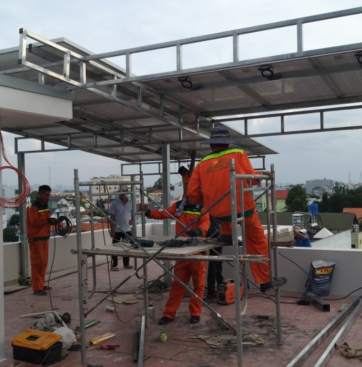 lap dien nang luong mat troi gp solar | GP Tech