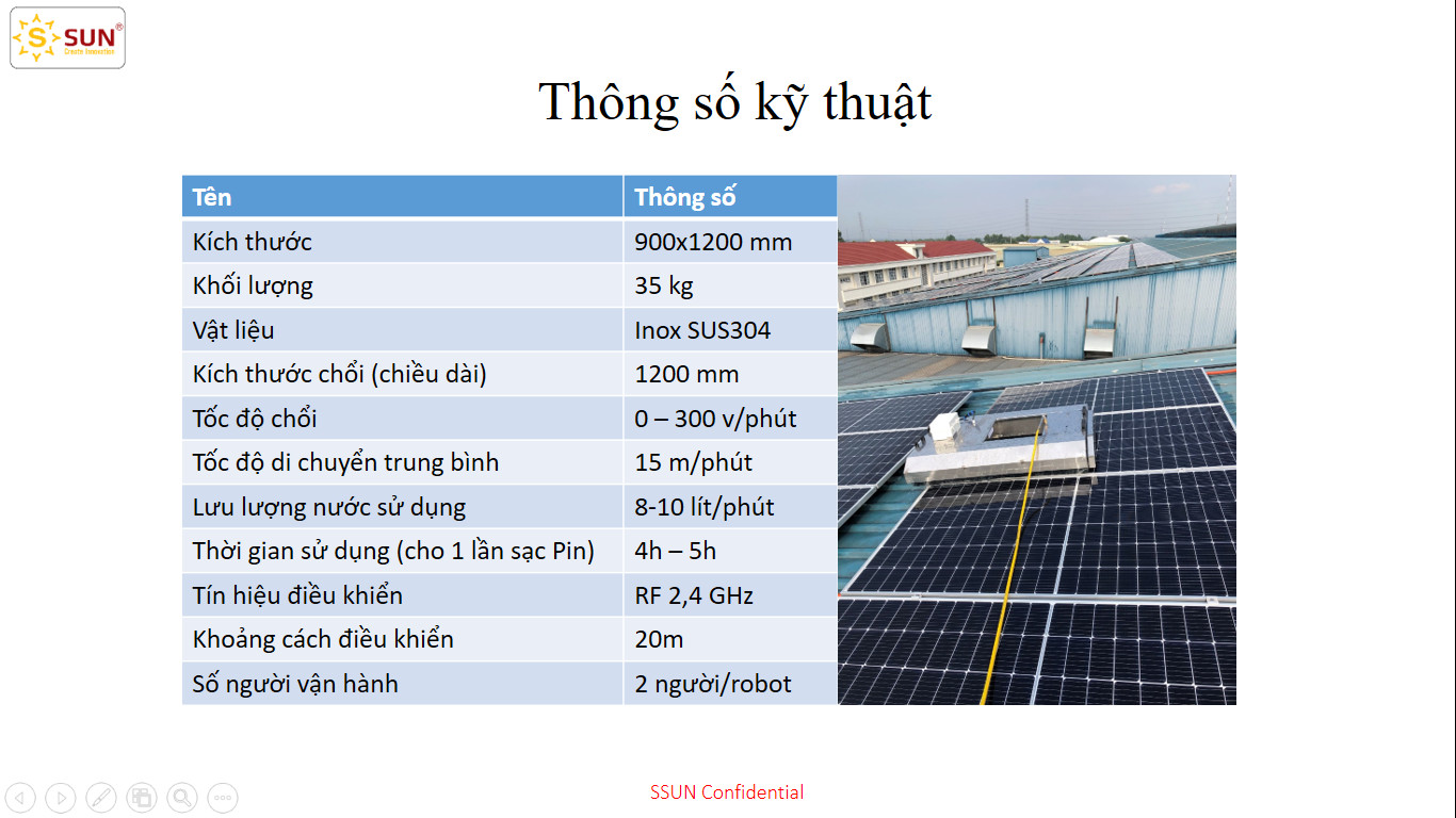 thong so may rua pin mat troi | GP Tech