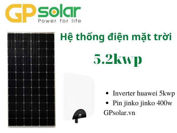 he thong dien mat troi 52 kwp | GP Tech