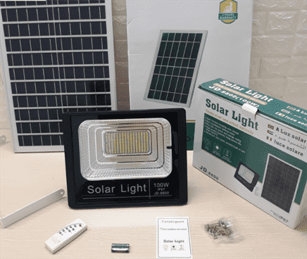 Đèn năng lượng mặt trời 100W chính hãng | GP Tech den pha nang luong mat troi 100w | GP Tech