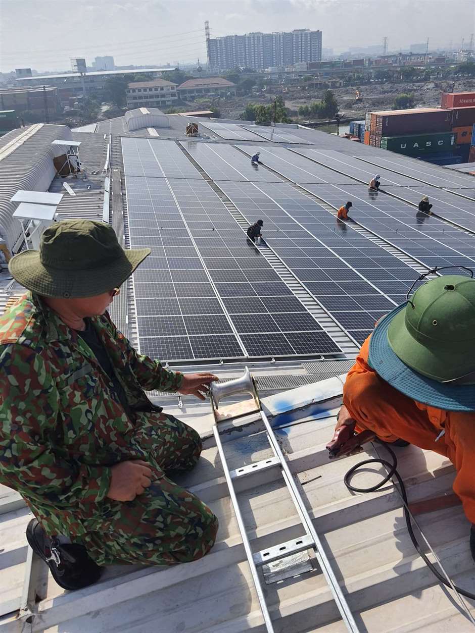 Công trình hệ thống điện mặt trời 750kwp tại Thủ Đức, TPHCM | GP Tech du an dien mat troi 750kwp tai thu duc 2 | GP Tech