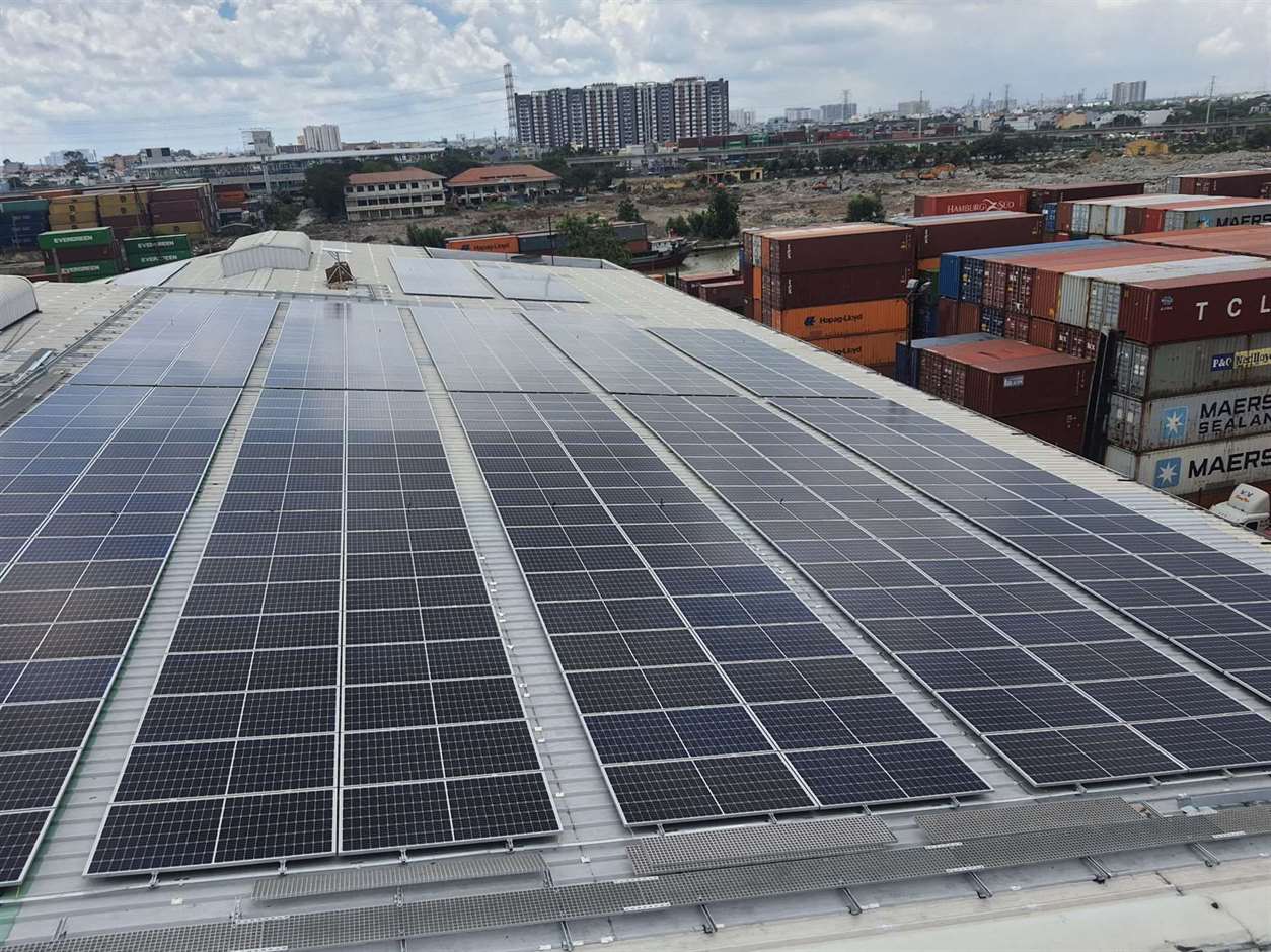 Công trình hệ thống điện mặt trời 750kwp tại Thủ Đức, TPHCM | GP Tech du an dien mat troi 750kwp tai thu duc 3 | GP Tech