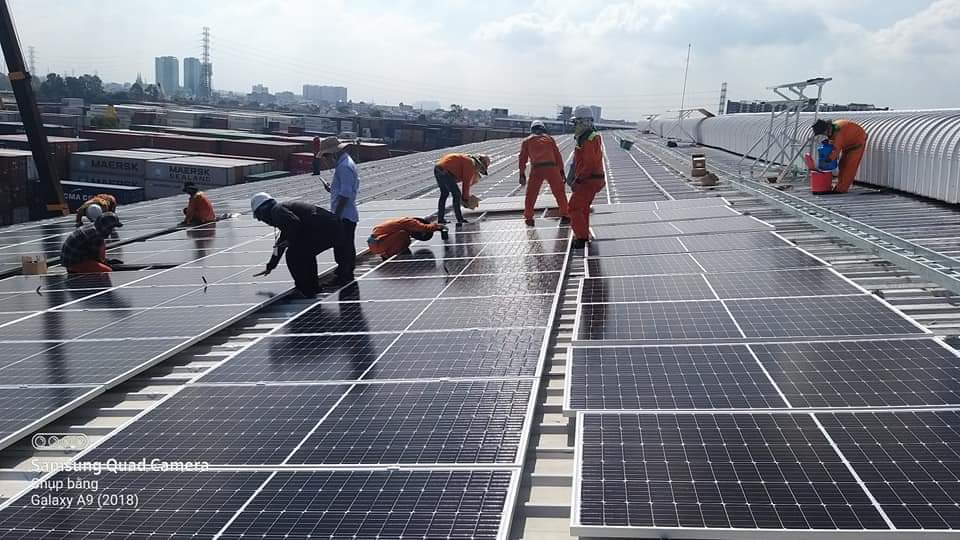 Công trình hệ thống điện mặt trời 750kwp tại Thủ Đức, TPHCM