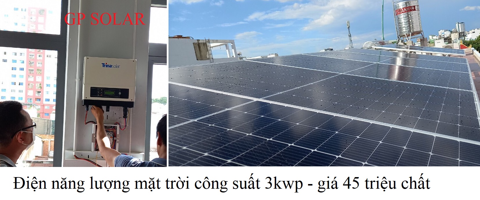 Chi phí lắp điện mặt trời 3kW (Hòa lưới | Hybrid) | GP Tech Tiết kiệm được bao nhiêu từ hóa đơn tiền điện hàng tháng?