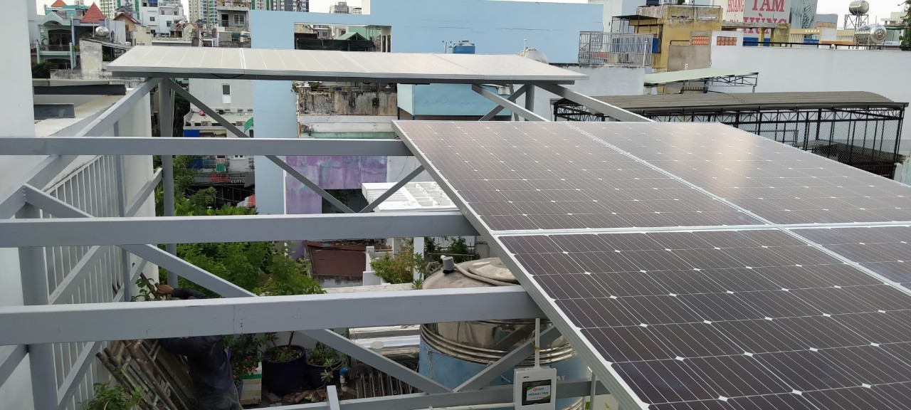 Lắp điện mặt trời tại Quận Bình Thạnh vừa dùng vừa bán cho EVN | GP Tech dien mat troi gpsolar 19 | GP Tech