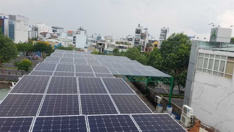 Lắp điện mặt trời tại Quận Bình Thạnh vừa dùng vừa bán cho EVN | GP Tech dien mat troi gpsolar 21 | GP Tech