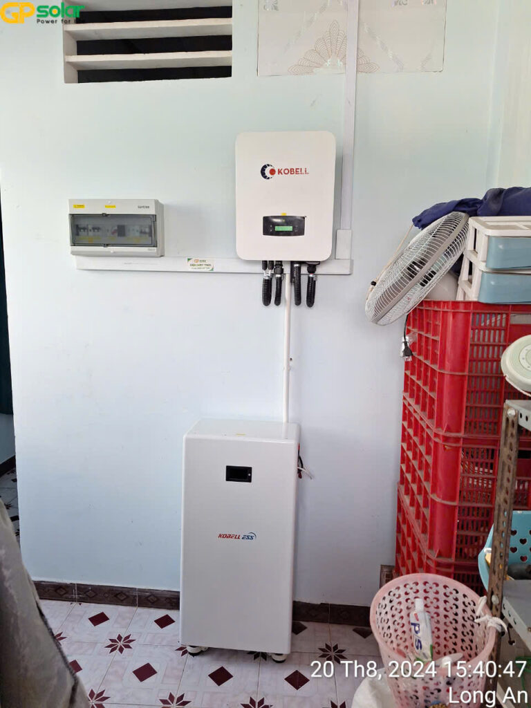 Chi phí lắp điện mặt trời 3kW (Hòa lưới | Hybrid) | GP Tech Hệ thống 3kwp anh Trường ở quân 1