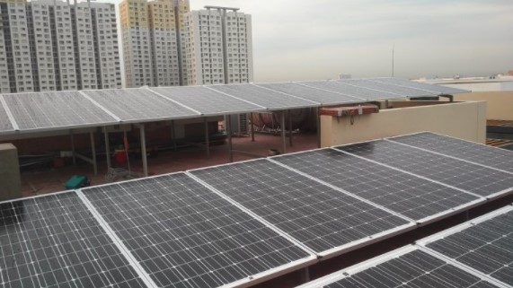 GPtech lắp điện mặt trời tại Huyện Nhà Bè với hệ thống 3 kwp không lưu trữ | GP Tech he thong dien mat troi 3kwp tai huyen nha be | GP Tech