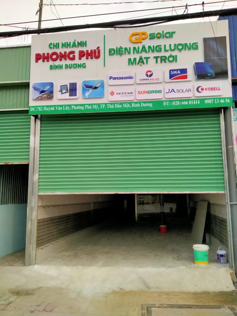 điện mặt trời tại Bình Dương do Gpsolar