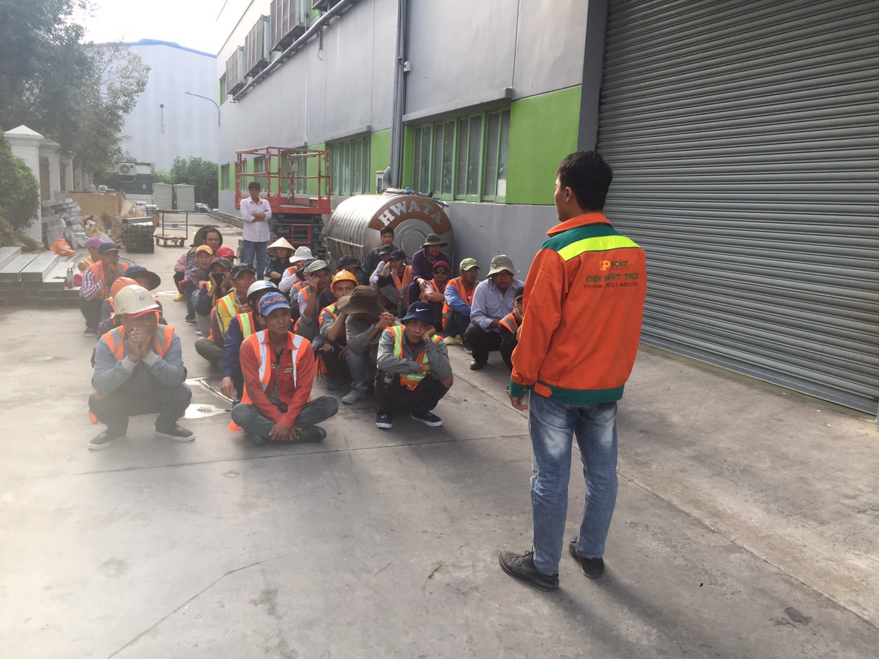 GP solar lắp đặt 3Mwp điện mặt trời ở Hải Sơn Long An | GP Tech lên dây cót tinh thần cho nhân viên, kỹ thuật viên