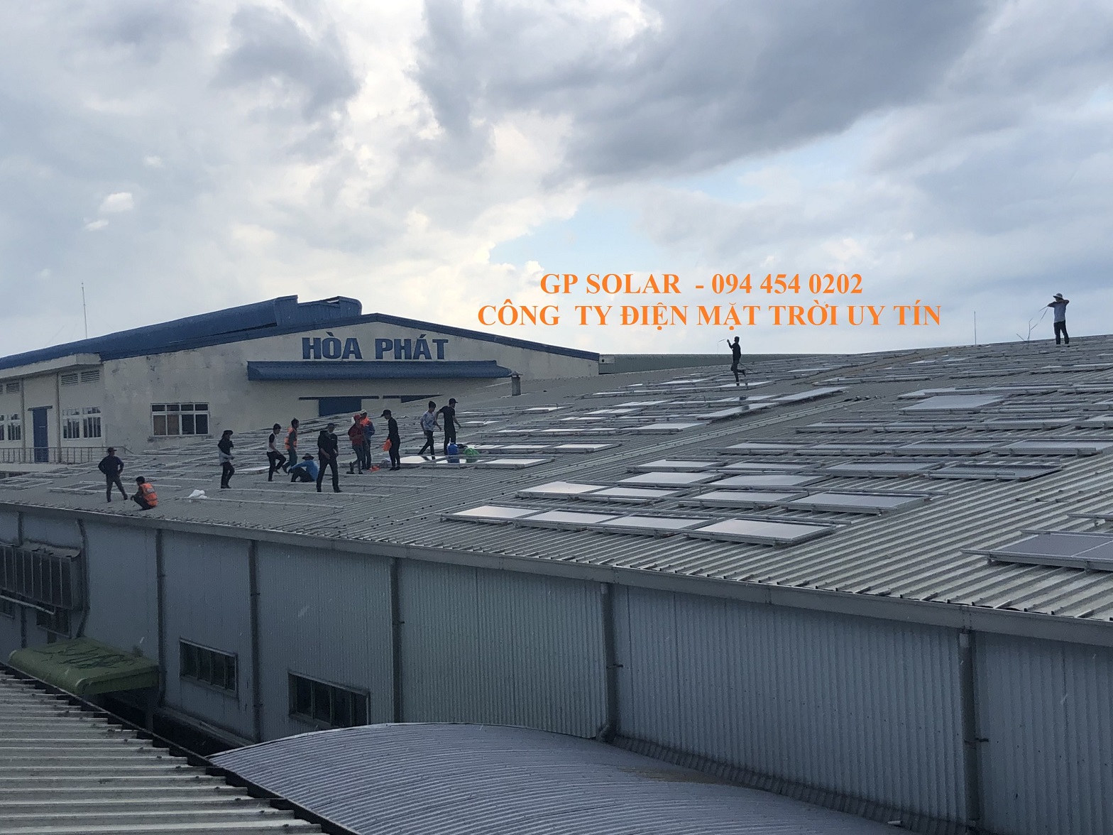 Thi công hệ thống điện năng lượng mặt trời 4mwp tại Đại Đăng Bình Dương | GP Tech gp solar panel germany dien nang luong mat troi gia re | GP Tech