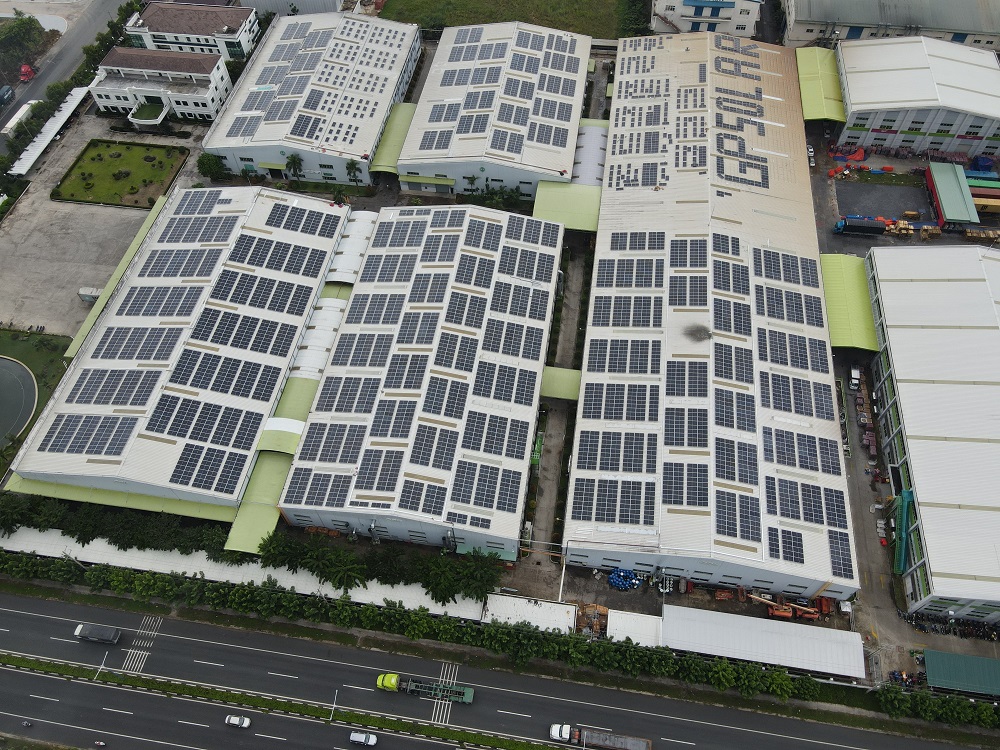 Thi công hệ thống điện năng lượng mặt trời 4mwp tại Đại Đăng Bình Dương | GP Tech gp solar panel gmbh germany | GP Tech