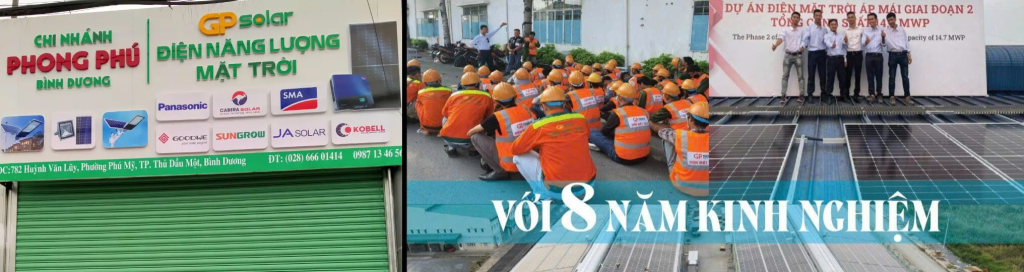 lap dat dien mat troi tai binh duong solar | GP Tech