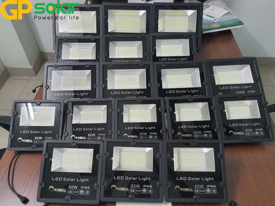 Xu hướng hiện nay sử dụng đèn năng lượng mặt trời | GP Tech Các loại đèn năng lượng mặt trời đủ công suât