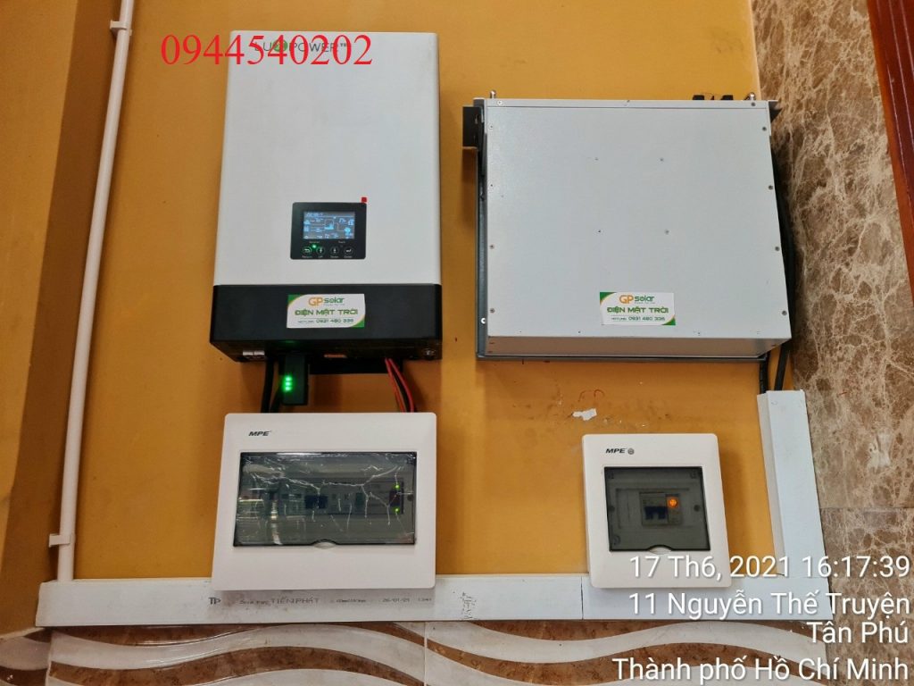 Lắp đặt 3kwp điện mặt trời mất điện vẫn hoạt động bình thường