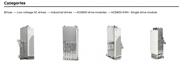 Bien tan cong nghiep ABB ACS800 04M 0320 5 | GP Tech