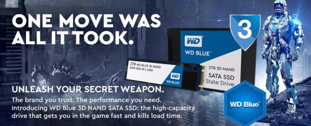 Ổ cứng máy tính SSD WD Blue™ 2.5, SATA, 1TB_ WDS100T2B0A | GP Tech Ổ cứng western digital