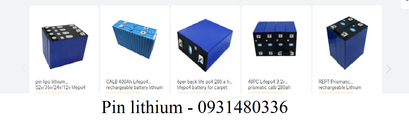 Pin lưu trữ điện lithium - LIFePo4 | GP Tech pin lithium luu tru dien mat troi | GP Tech