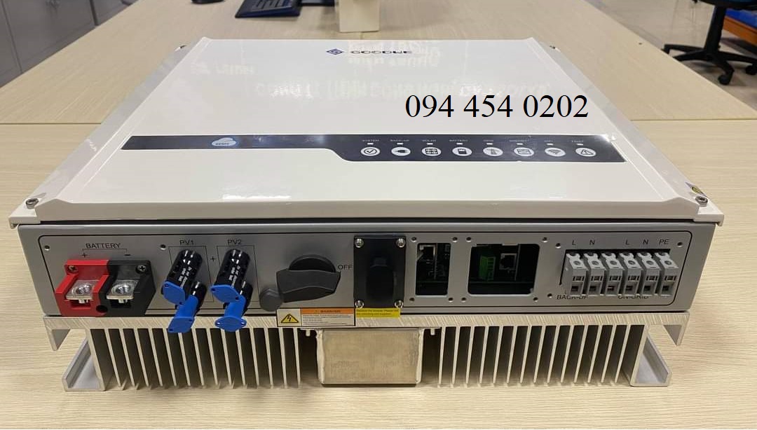 Inverter hòa lưới có lưu trữ Goodwe GW5048D-ES | GP Tech inverter hybrid hoa luoi co luu tru goodwe gia re bh 05nam | GP Tech