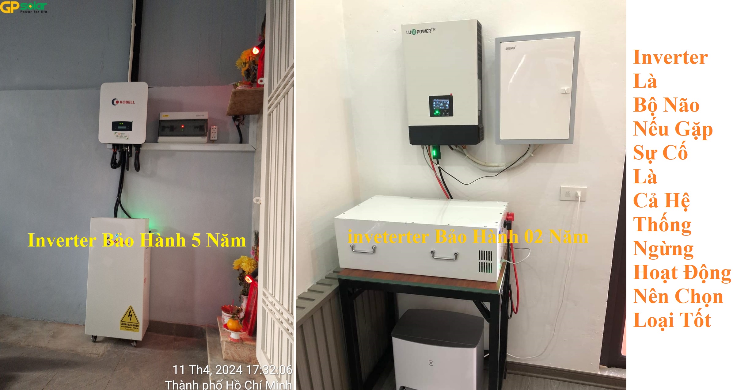 Những rủi ro hệ thống điện năng lượng mặt trời | GP Tech su khac biet ve inverter ip22 va ip65 | GP Tech