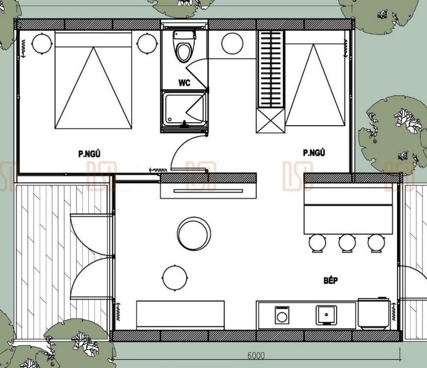 Nhà Lắp Ghép 40 M2 Solar GPHome Ở Lâm Đồng | GP Tech nha lap ghep o lam dong | GP Tech