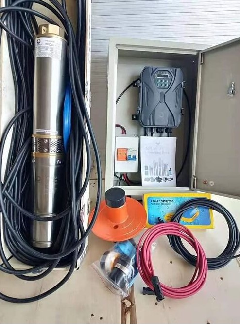 Thực tế Bơm năng lượng mặt trời 2HP | Bơm hỏa tiễn 1.5kW