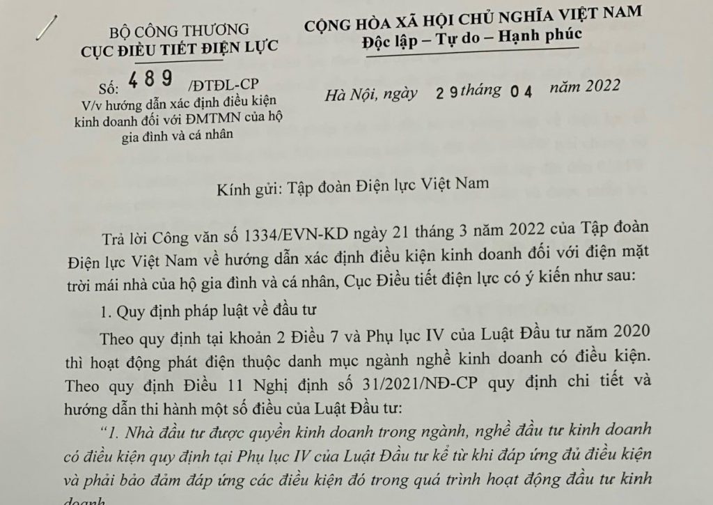 [Hiểu đúng] Trả lời từ Bộ Công Thương về quy định mới về điện mặt trời áp mái