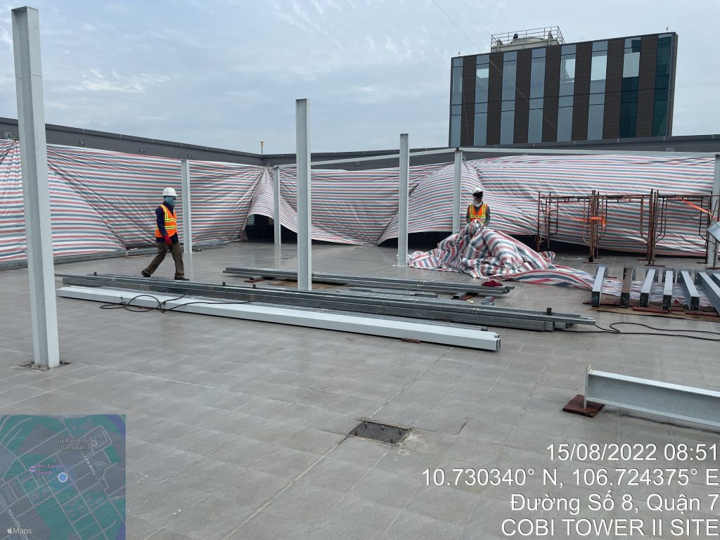 Lắp điện năng lượng mặt trời cho tòa nhà văn phòng Quận 7 | GP Tech cong ty co khi GP SOLAR | GP Tech