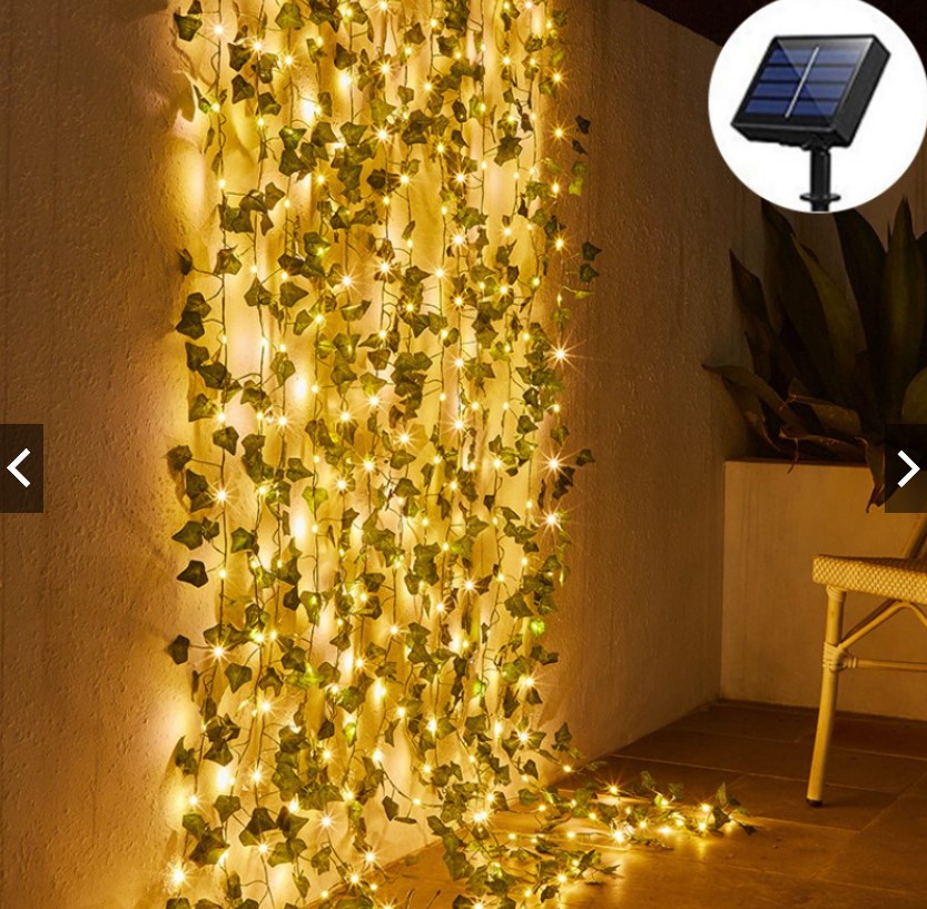 Tổng hợp các mẫu Đèn Năng Lượng Mặt Trời Sân Vườn mua nhiều nhất | GP Tech day den led dai 5m hinh la phong su dung nang luong mat troi danh cho trang tri tiec | GP Tech