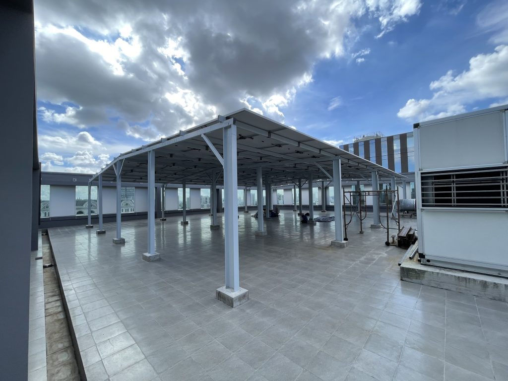 Lắp điện năng lượng mặt trời cho tòa nhà văn phòng Quận 7 | GP Tech dien mat troi quan 7 uy tin | GP Tech