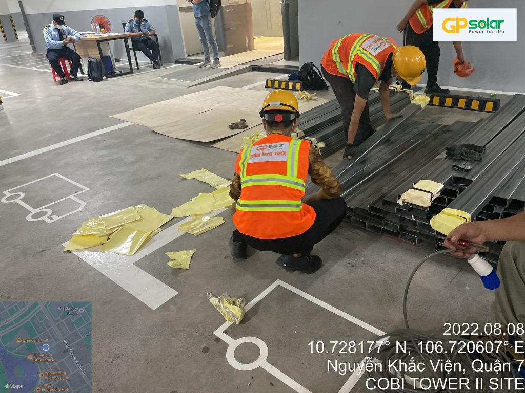 Lắp điện năng lượng mặt trời cho tòa nhà văn phòng Quận 7 | GP Tech gp solar quan 7 | GP Tech