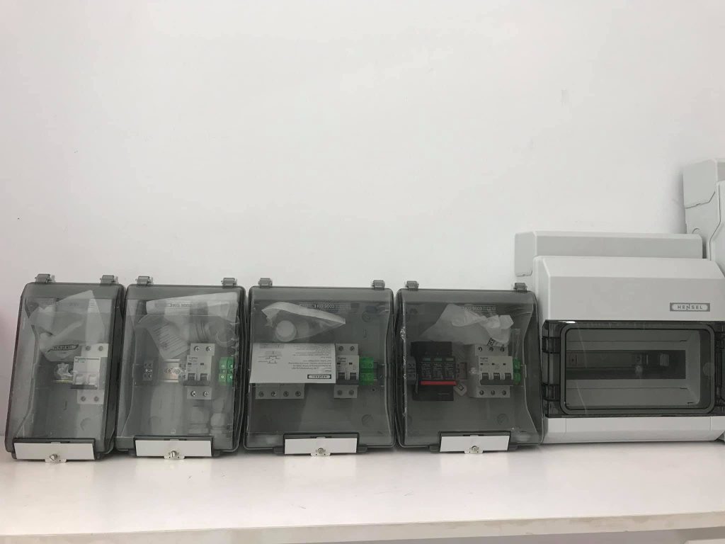 Tủ điện Hensel Đức chống cháy | GP Tech phan phoi tu dien hensel lap dat dien mat troi | GP Tech