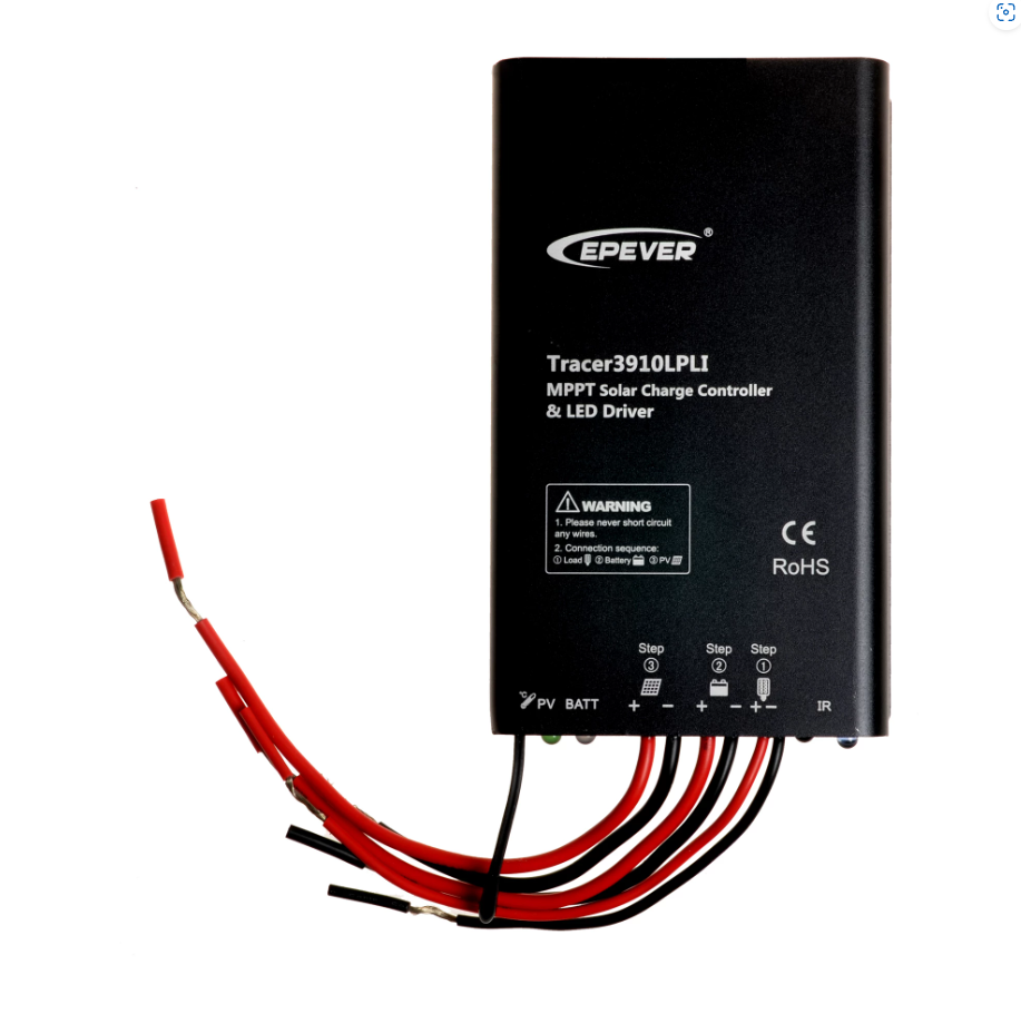 Bộ sạc năng lượng mặt trời mppt 12/24vdc, 15a, led driver