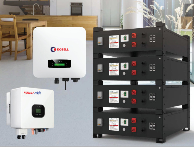 Tự lắp điện mặt trời 5kwp giá rẻ có lưu trữ 6kw điện | GP Tech Kobell ess | GP Tech