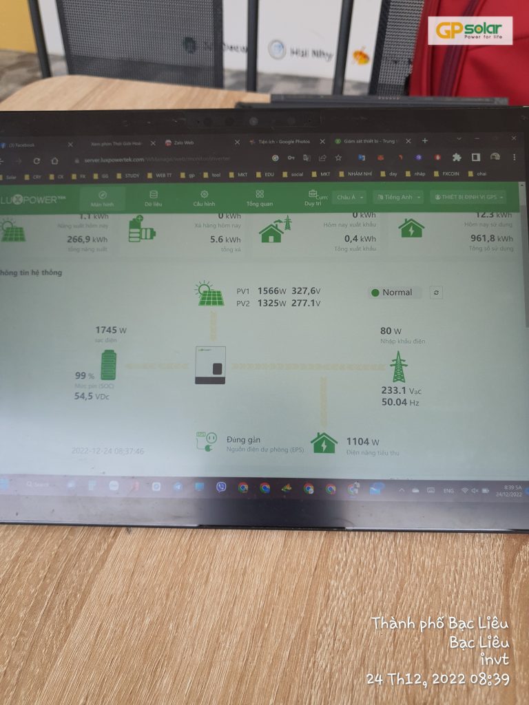 he thong theo doi nang luong mat troi tu xa | GP Tech