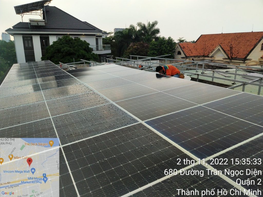 Tiết kiệm điện hiệu quả với giải pháp thuê điện mặt trời của GP solar | GP Tech lap dat dien mat troi quan 2 | GP Tech