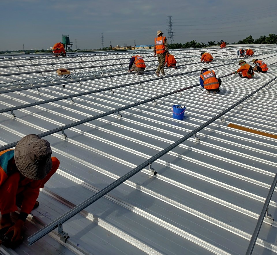 Điện năng lượng mặt trời 5.5kw có lưu trữ 14kwh | GP Tech GP SOLAR NANG LUONG MAT TROI | GP Tech