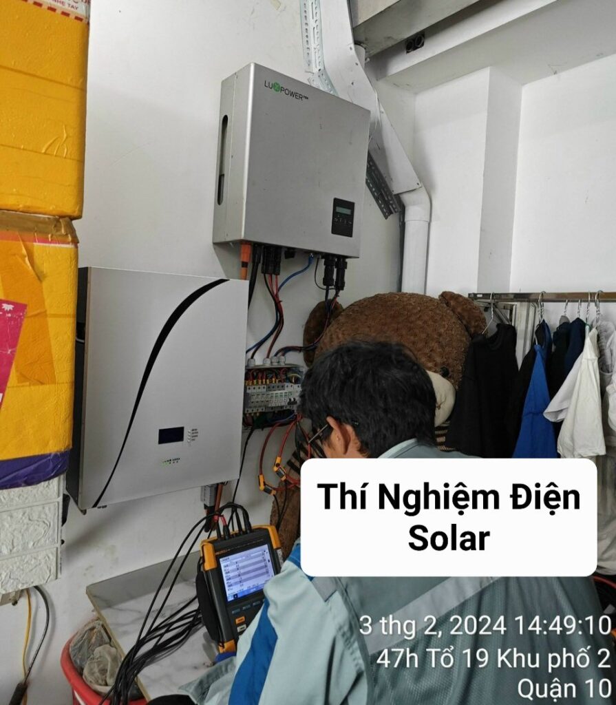 Dịch vụ thí nghiệm - kiểm định inverter điện mặt trời | GP Tech Thí nghiệm điện tại Gpsolar