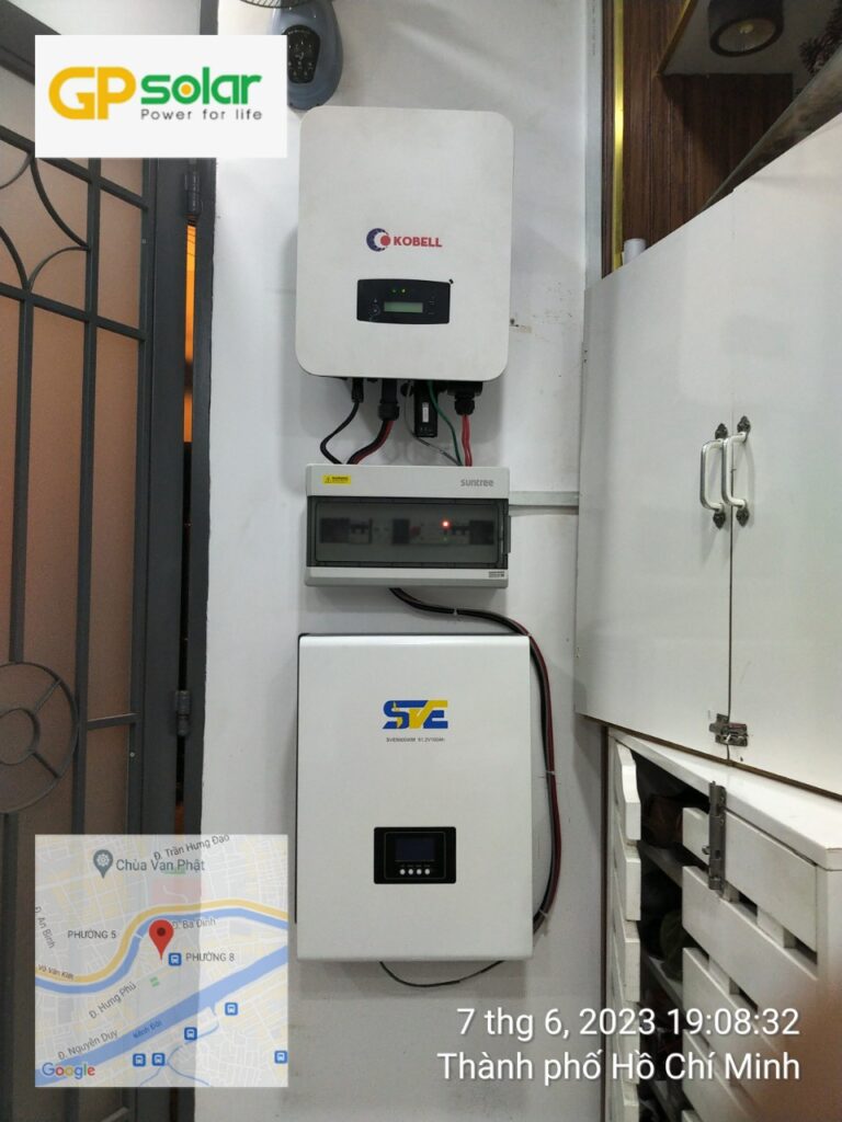 Inverter Hybrid 5kw Kobell cao cấp bảo hành 5 năm | GP Tech Kobell 5kW đạt tiêu chuẩn chống nước và bụi IP65
