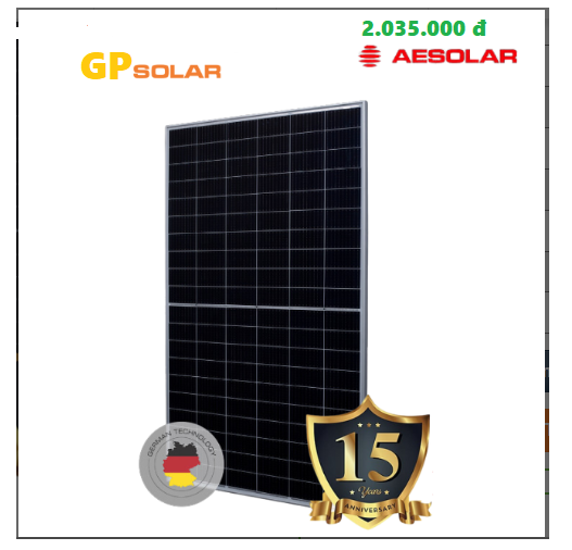 Tấm pin năng lượng mặt trời AE SOLAR 550/580Wp | GP Tech Ae solar 550 580 gia re | GP Tech