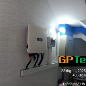 GP Tech lắp đặt điện mặt trời 15kw tòa nhà văn phòng