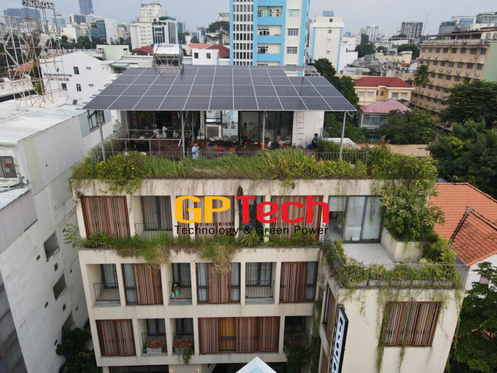 dien mat troi van phong cong ty gp tech | GP Tech